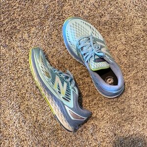 New Balance Women's Blue and Green Running Shoes
